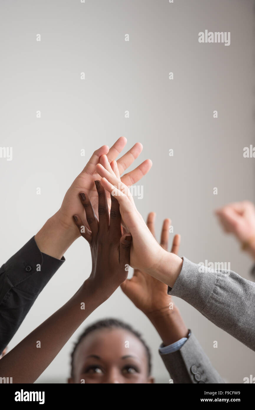 Group of Diverse Multiethnic People Teamwork at Office Stock Photo