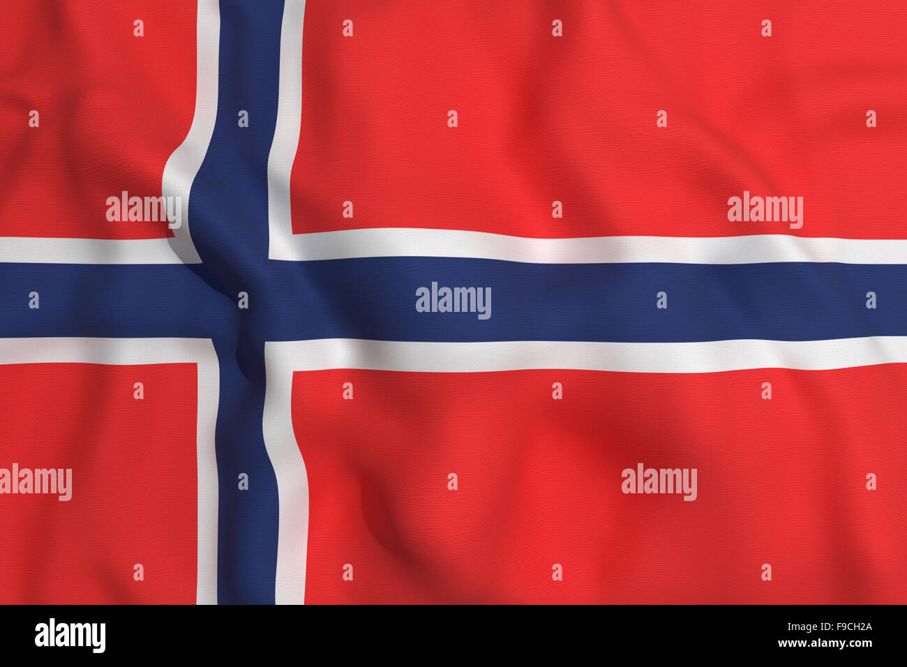 3d rendering of a Norway flag waving Stock Photo - Alamy