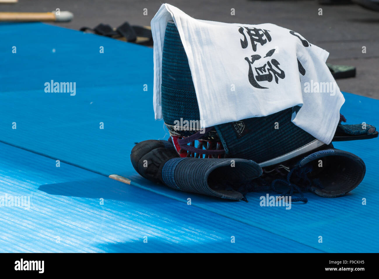 Closeup of Kendo Warrior's Traditional Clothes Japanese Martial Art's