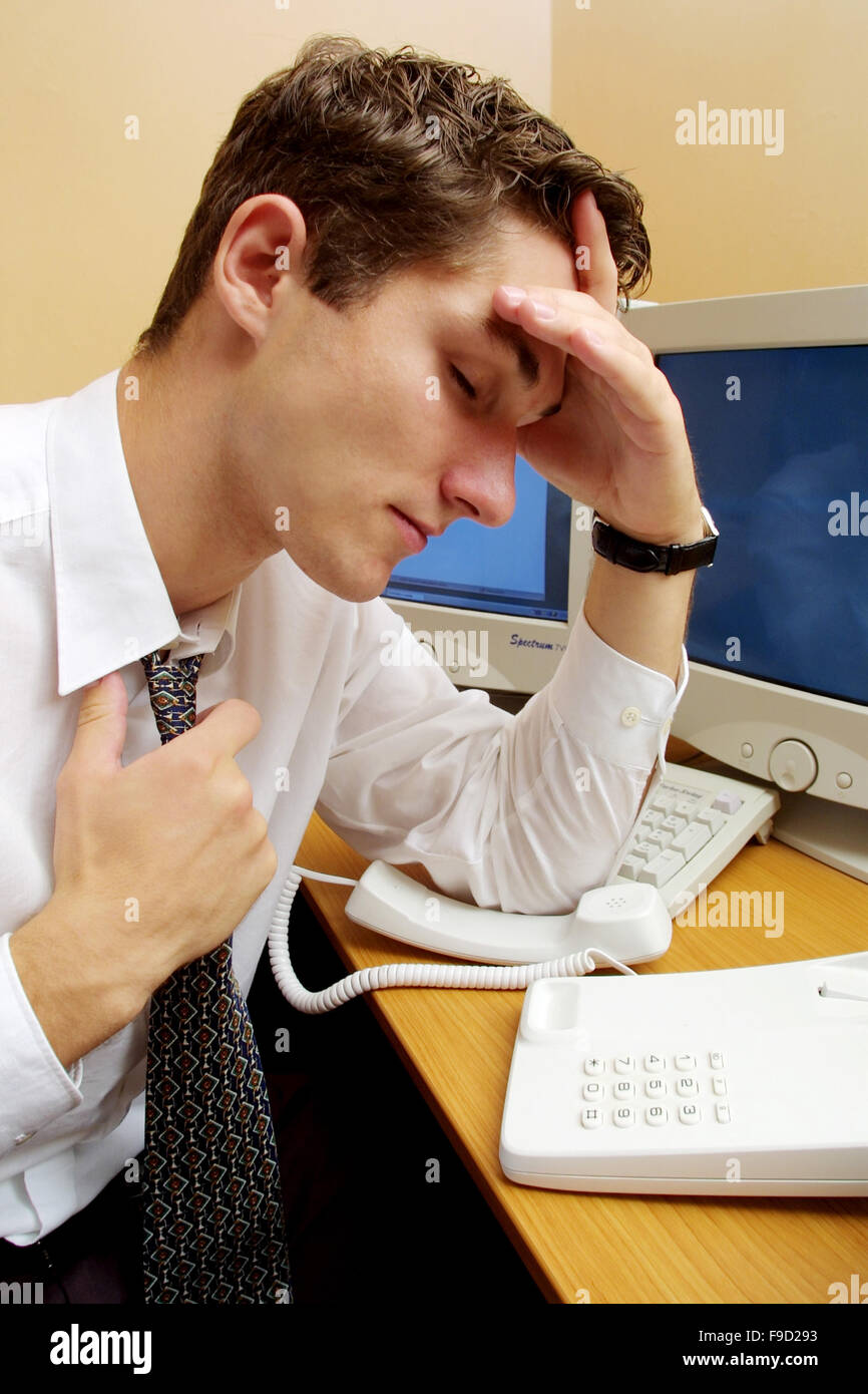 Job Depressions in Office Stock Photo
