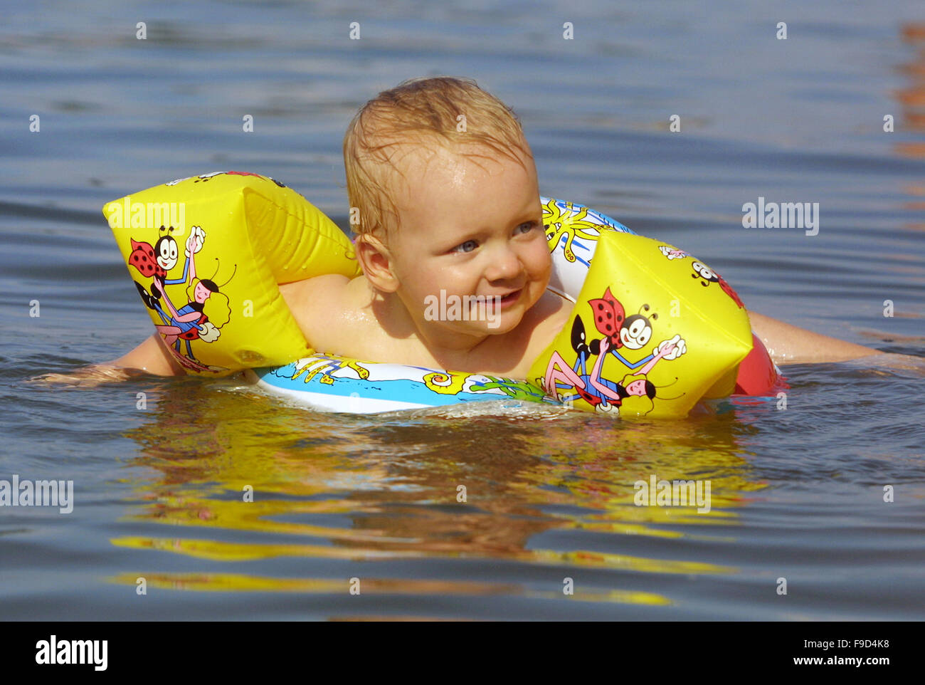 Little baby swimming Stock Photo Alamy