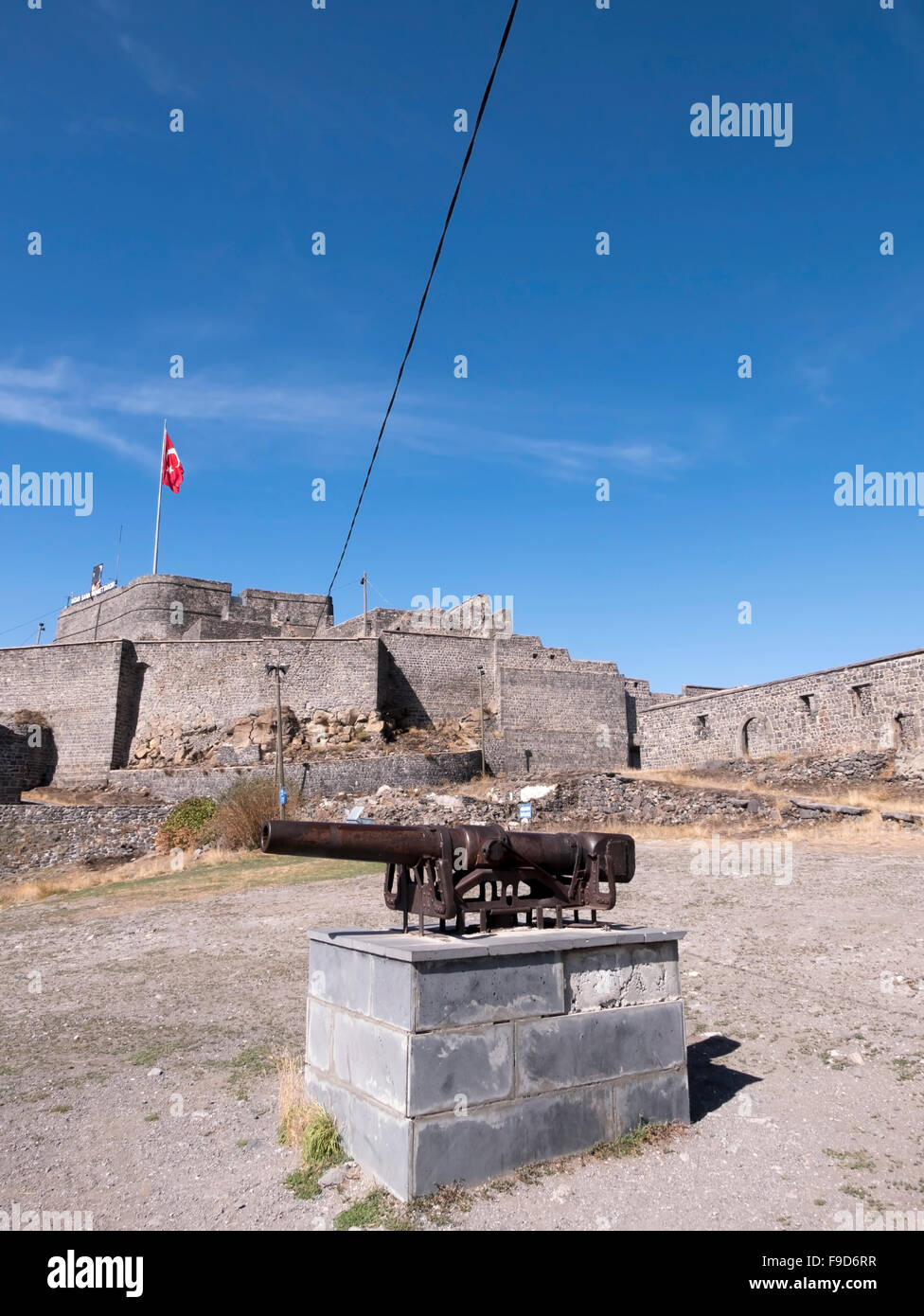 Kars Citadel, Kars, Eastern Anatolia, Turkey. Stock Photo