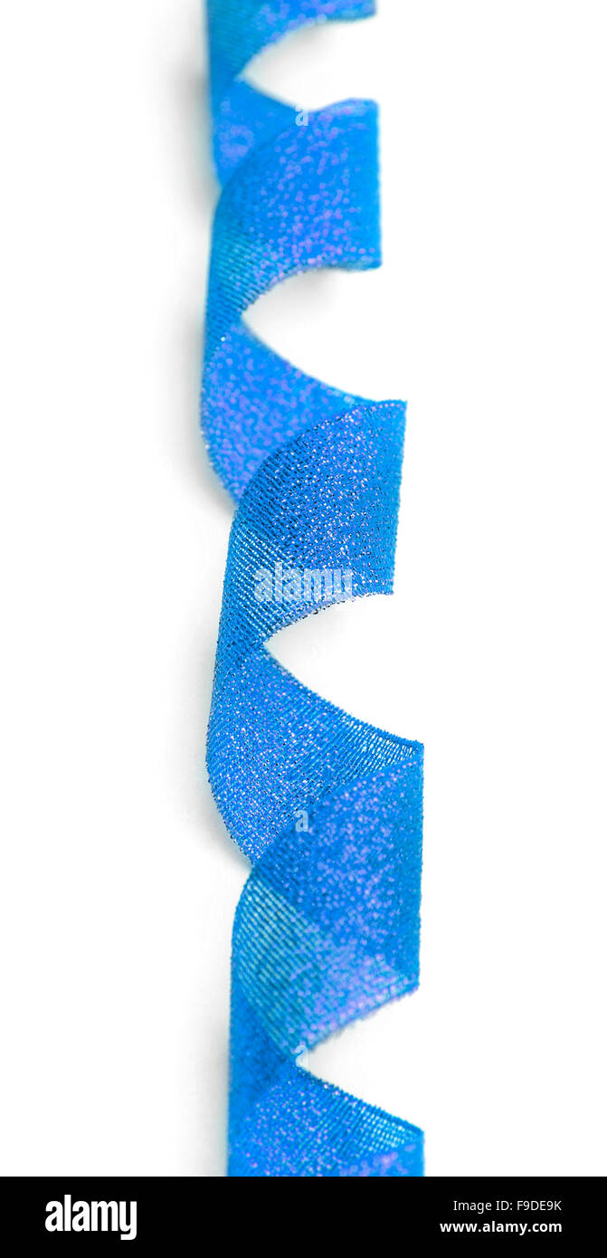 Twisted Ribbons Blue Blue ribbon twisted spiral Stock Photo - Alamy