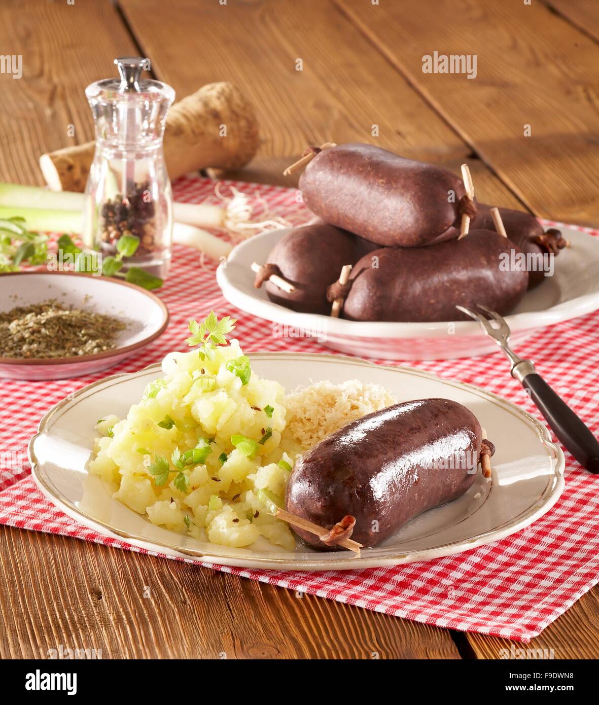 Grout Pudding Stock Photo