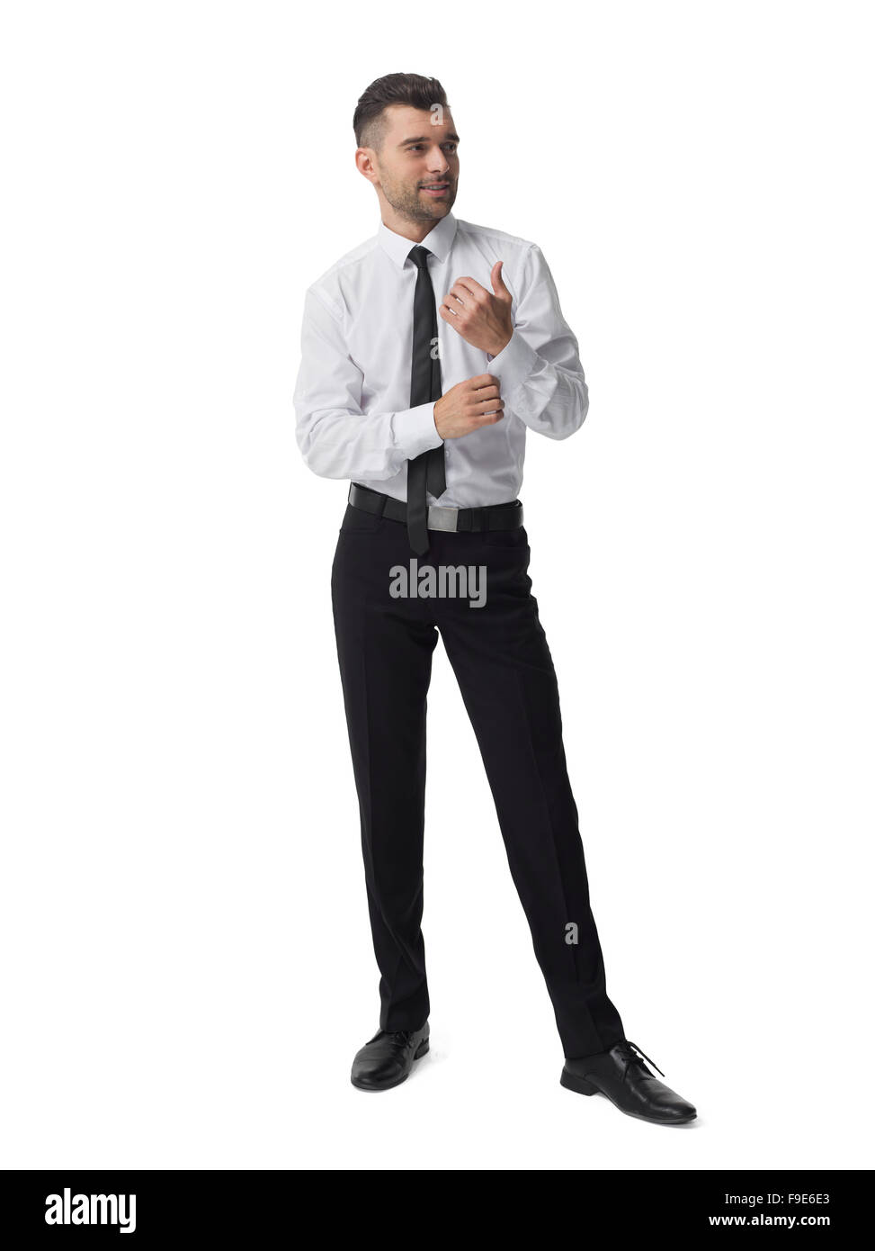 Businessman portrait isolated on white background Stock Photo - Alamy