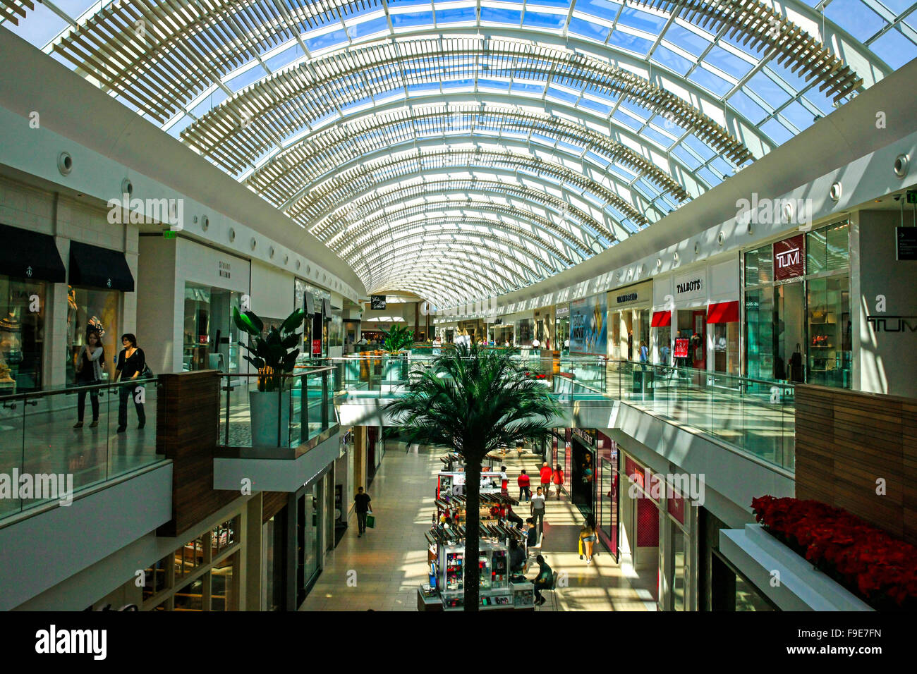 The air conditioned University Town Center Mall in Sarasota FL Stock Photo
