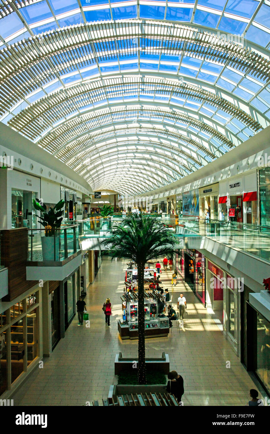 The air conditioned University Town Center Mall in Sarasota FL Stock Photo