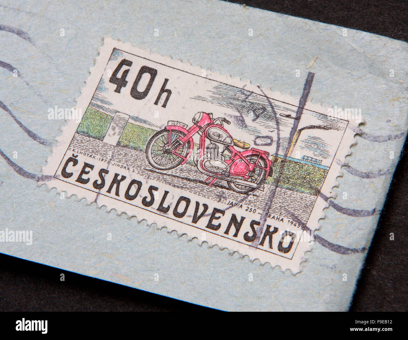 Old Stamp Stock Photo