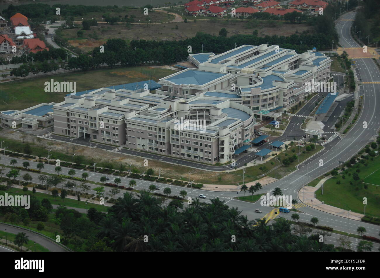 Aerial view of city buildings Stock Photo - Alamy