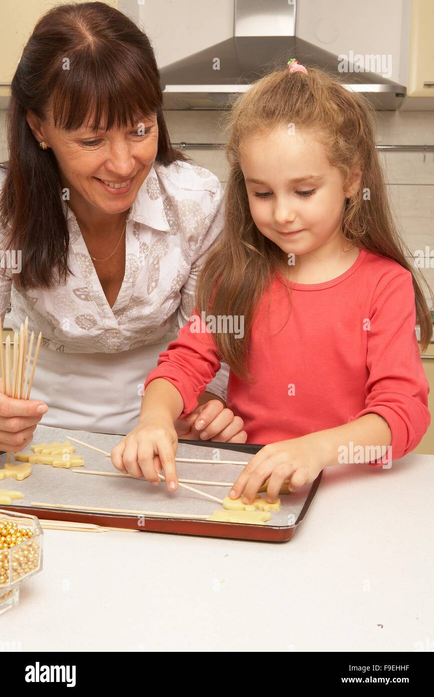 Advent Calendar (step by step Stock Photo Alamy