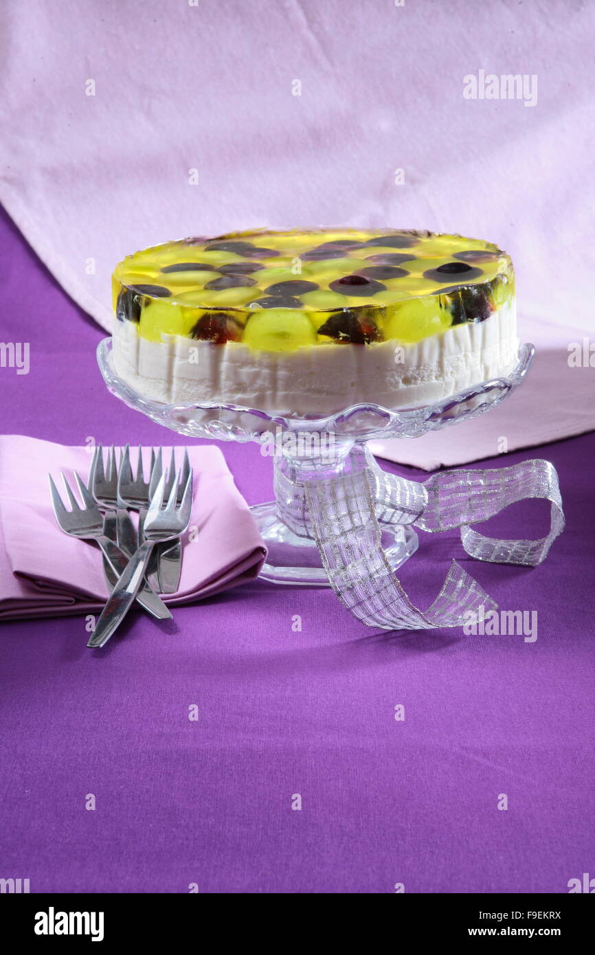 Fancy cake with grape jelly hires stock photography and images Alamy
