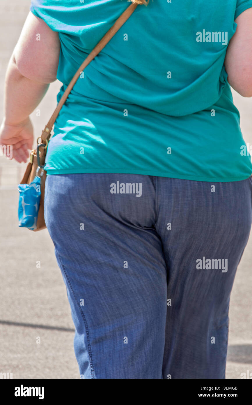 Overweight female, England. UK Stock Photo