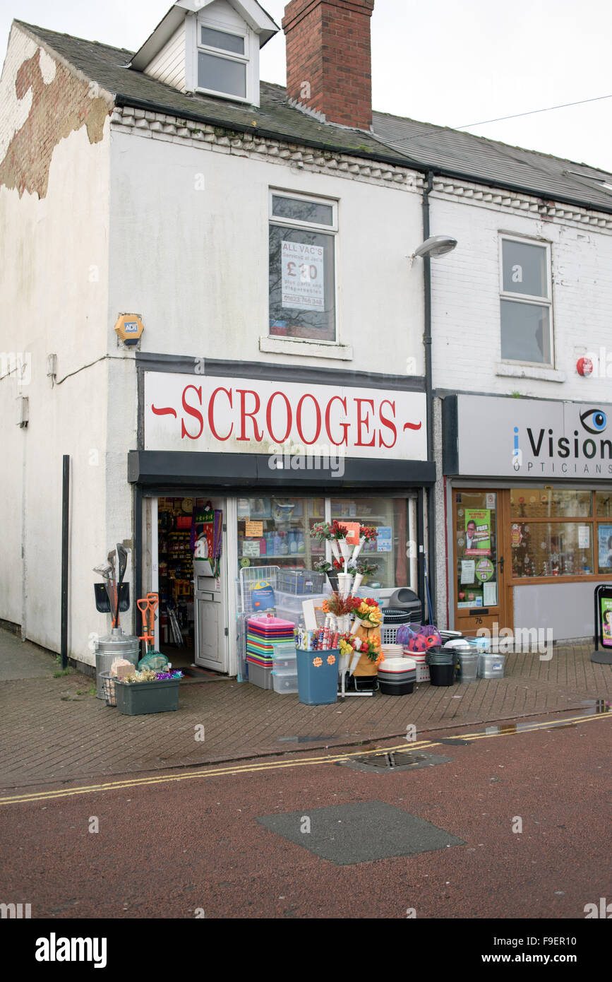 Scrooges shop hires stock photography and images Alamy