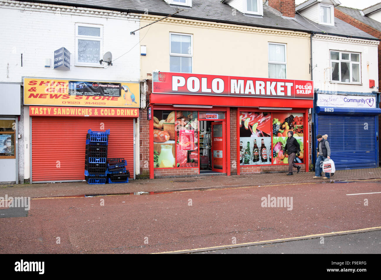 Shirebrook North Derbyshire UK Stock Photo Alamy