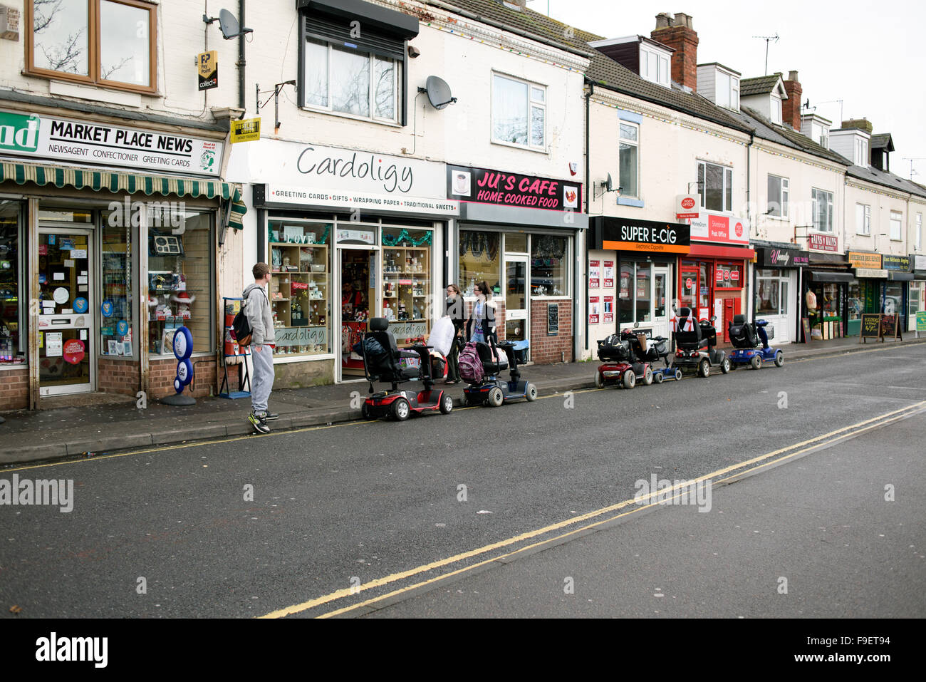 Shirebrook North Derbyshire UK Stock Photo