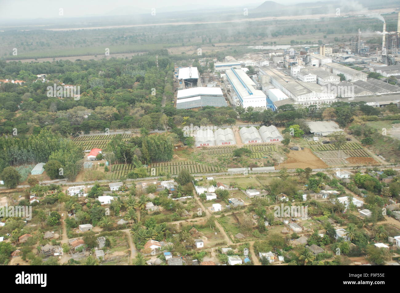 Aerial view of city buildings Stock Photo - Alamy
