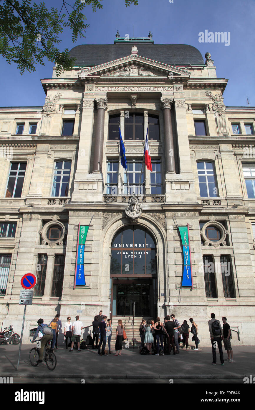 France Rhône-Alpes Lyon Université Jean Moulin Lyon 3 University Stock  Photo - Alamy