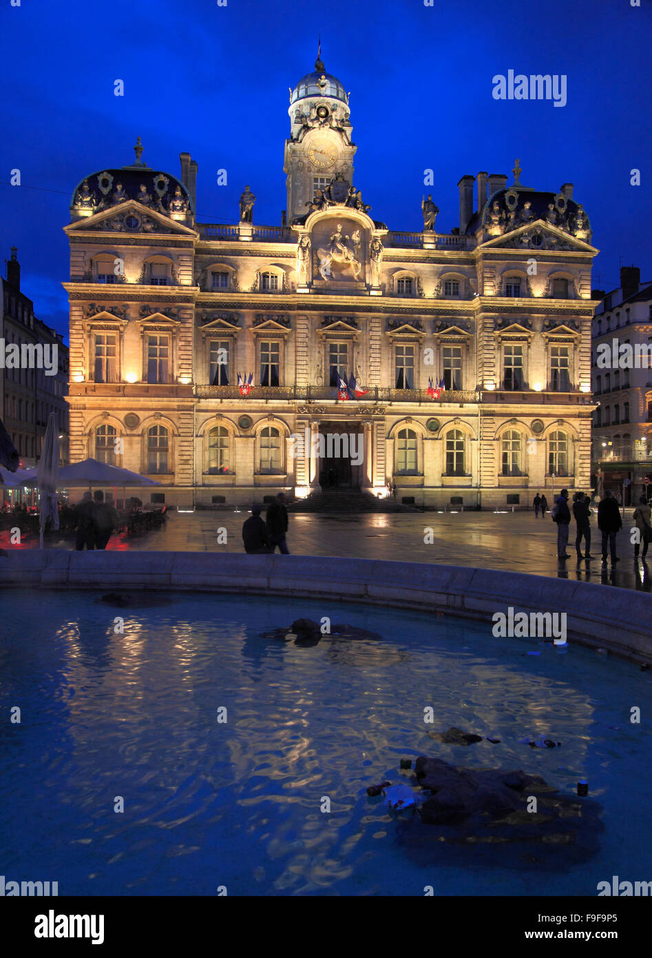 France Rhône-Alpes Lyon Hôtel de Ville City Hall Place des Terreaux ...