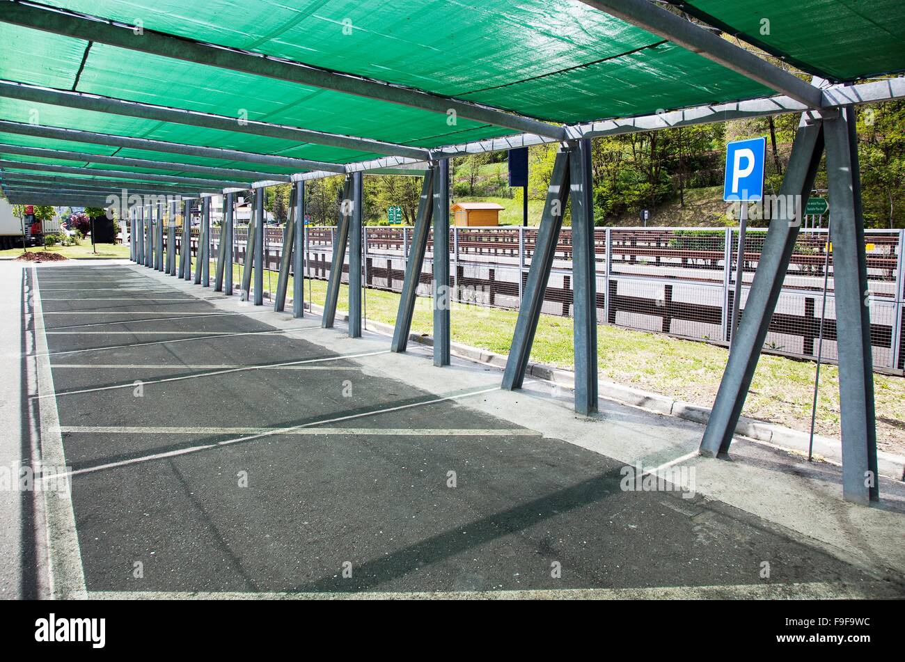 Empty Parking Lot High Resolution Stock Photography and Images - Alamy