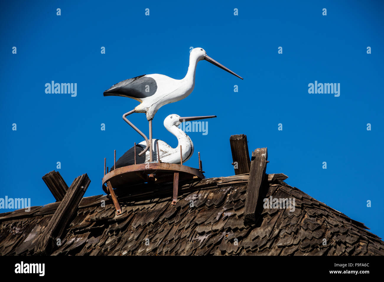 Roof Pancake House, Mission Drive, Solvang, Ynez Valley, Santa Barbara County, California, USA