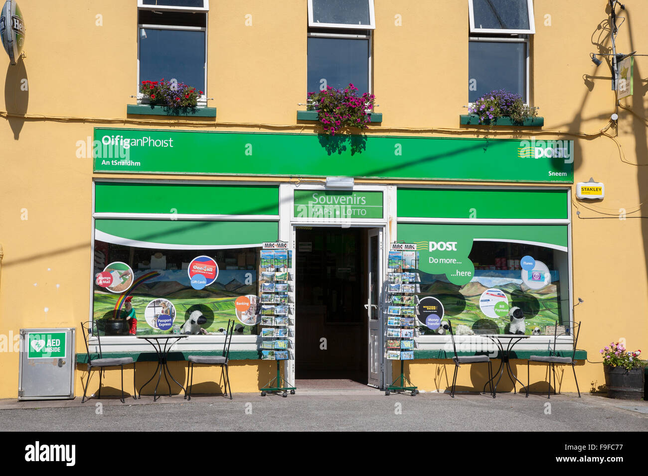 Post Office, Sneem; County Kerry; Ireland Stock Photo