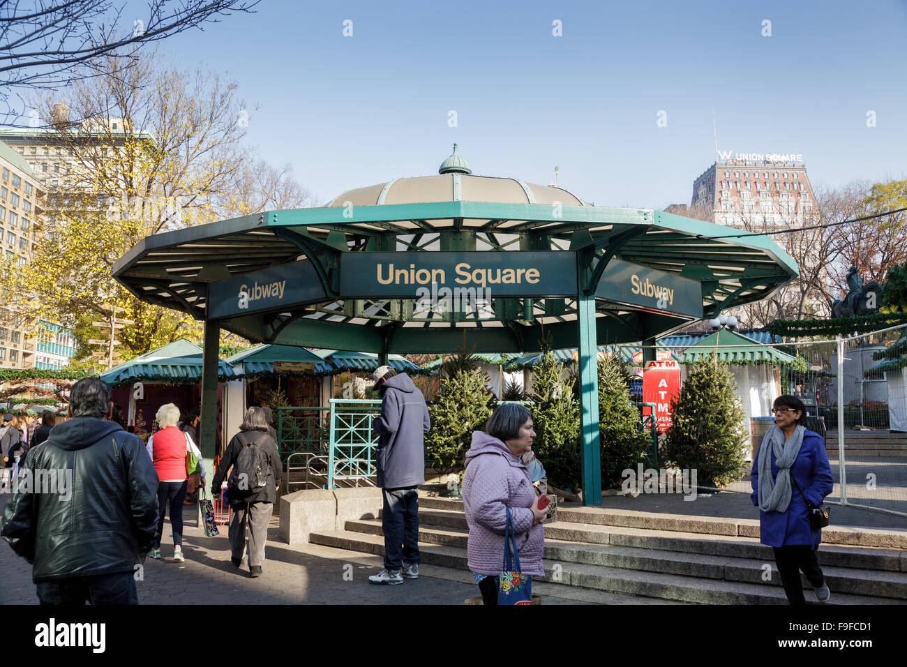 Union Square, 14th Street, New York City, USA Stock Photo