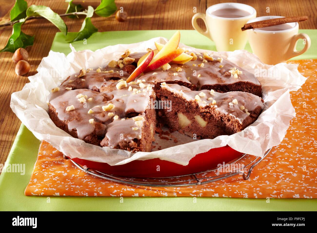 Spanish Apple Pie Stock Photo Alamy