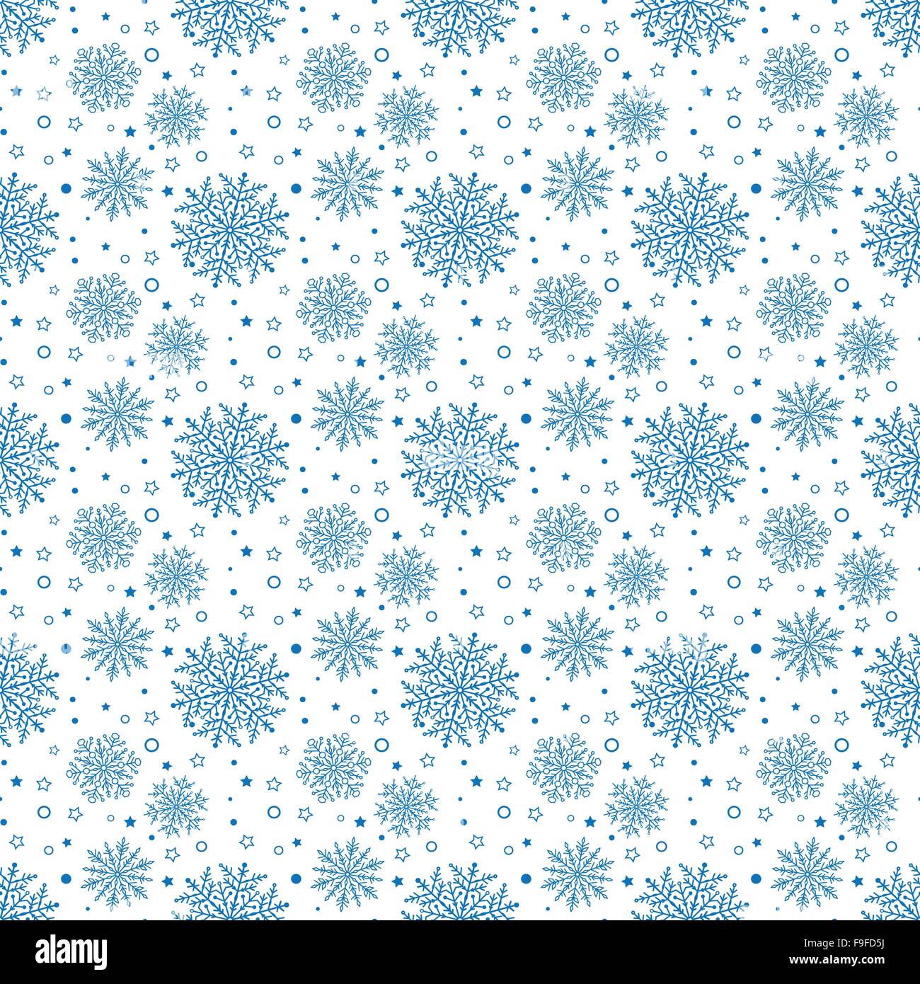 Seamless ector Background With Snowflakes Stock Vector Image & Art - Alamy