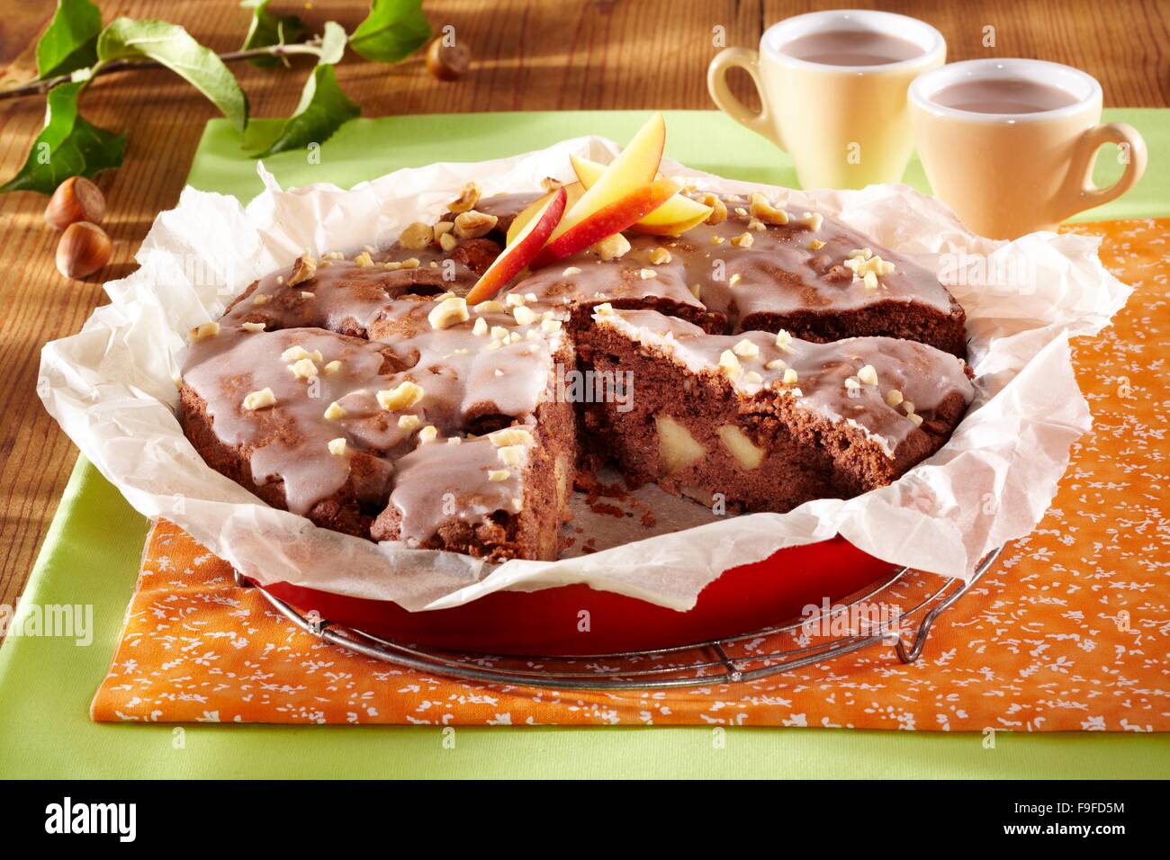 Spanish Apple Pie Stock Photo Alamy