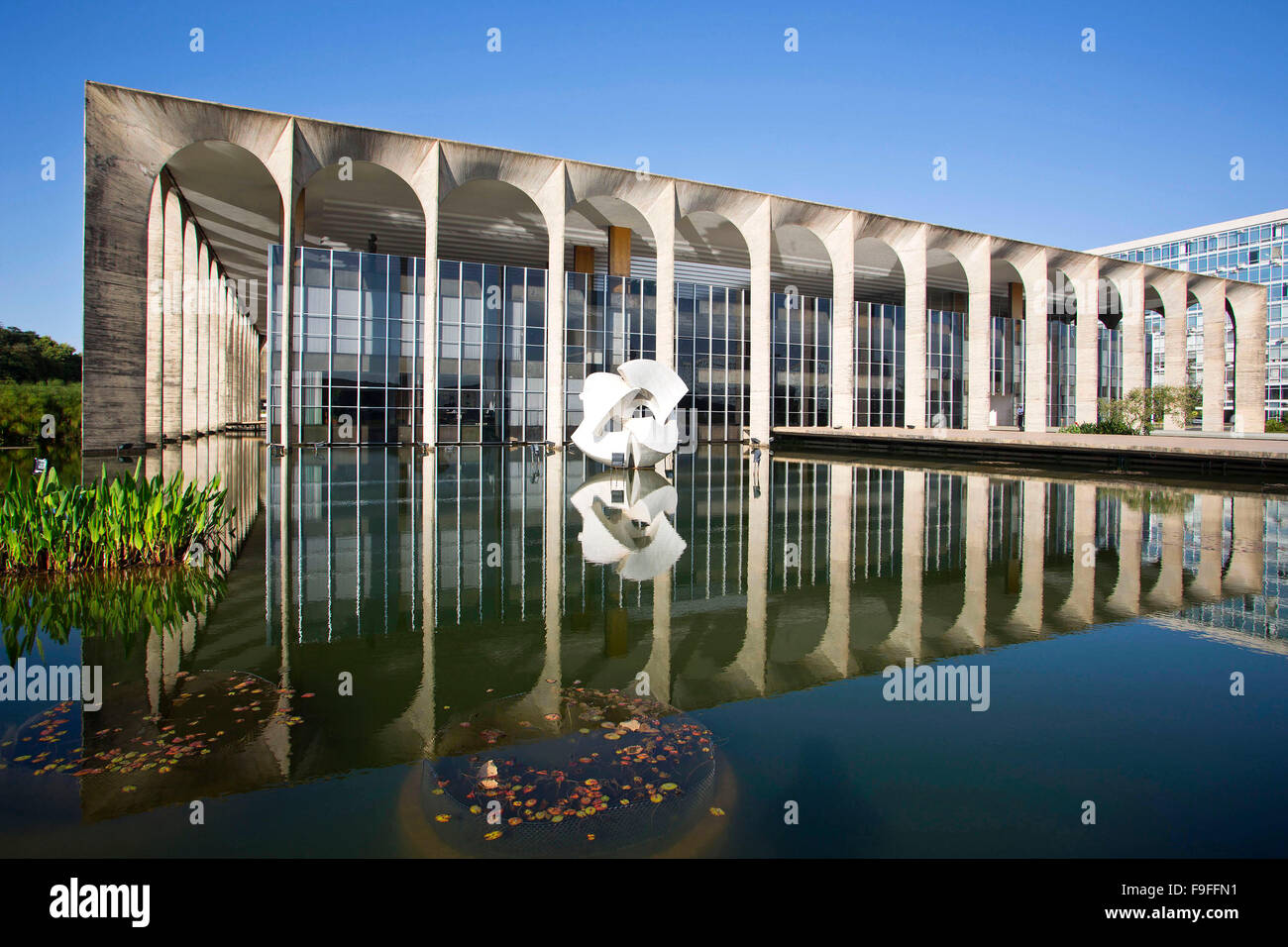 Brasilia, palace ITAMARATY, ministery of Foreign Affairs Stock Photo