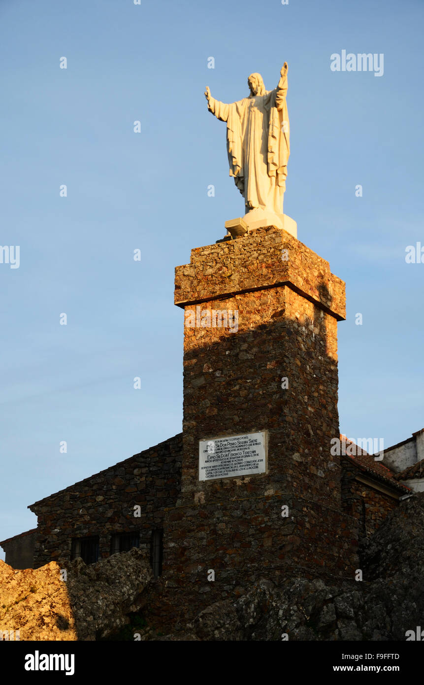 Jesus Christ statue at Sanctuary of the Virgin of the Mountain
