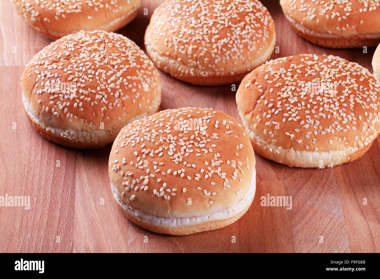 Sesame seed buns Stock Photo Alamy