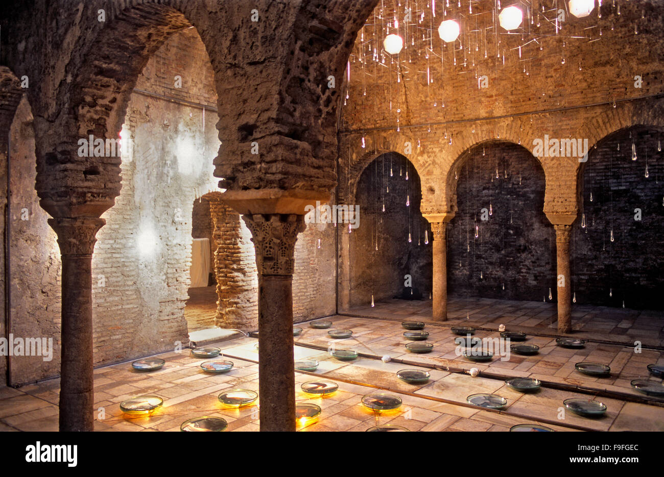 El Bañuelo, Arab baths. In Carrera del Darro, 31 .Albaicín quarter. Granada, Andalucia, Spain Stock Photo