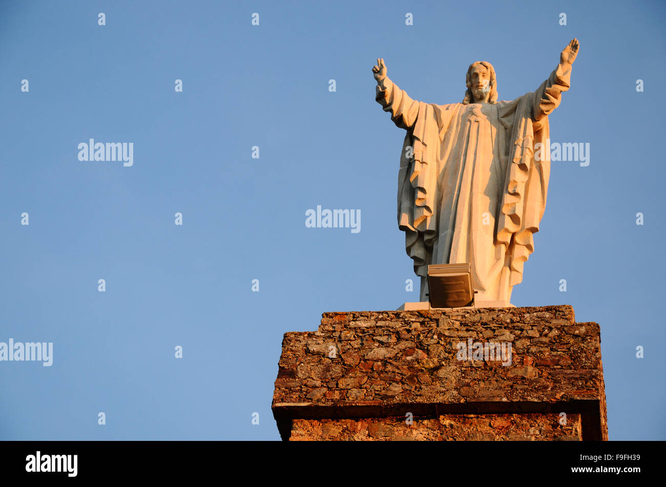 Jesus Christ statue at Sanctuary of the Virgin of the Mountain
