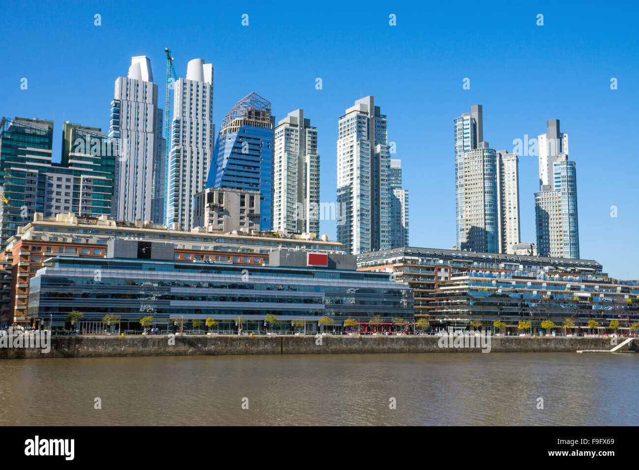 Modern skyscrapers in the Puerto Madero district in Buenos Aires, Argentina Stock Photo