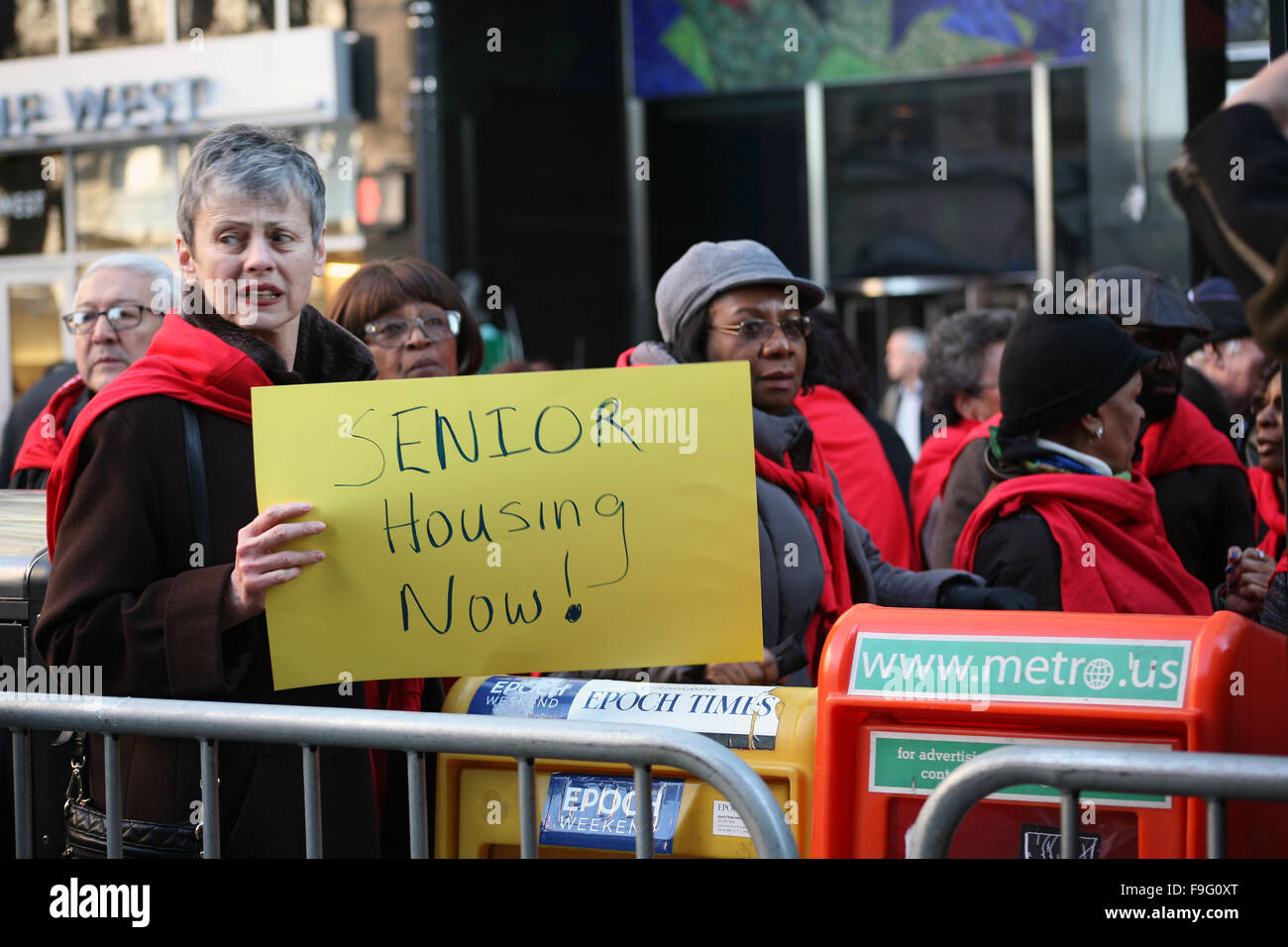 New York City Affordable Housing Rally Stock Photo Alamy