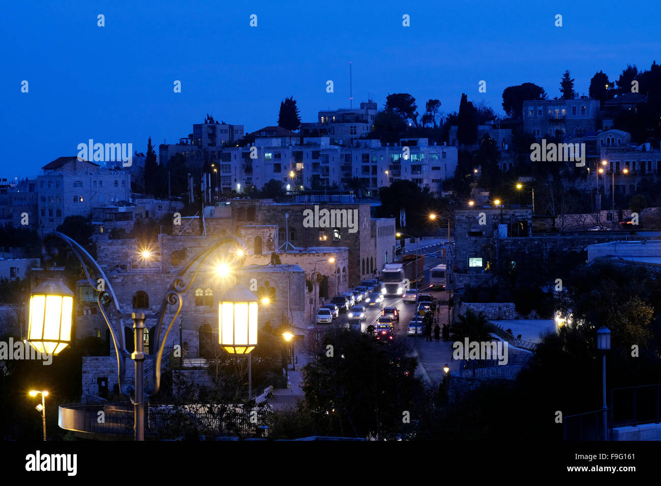 Abu Tor neighbourhood a mixed Jewish and Arab neighborhood in Jerusalem