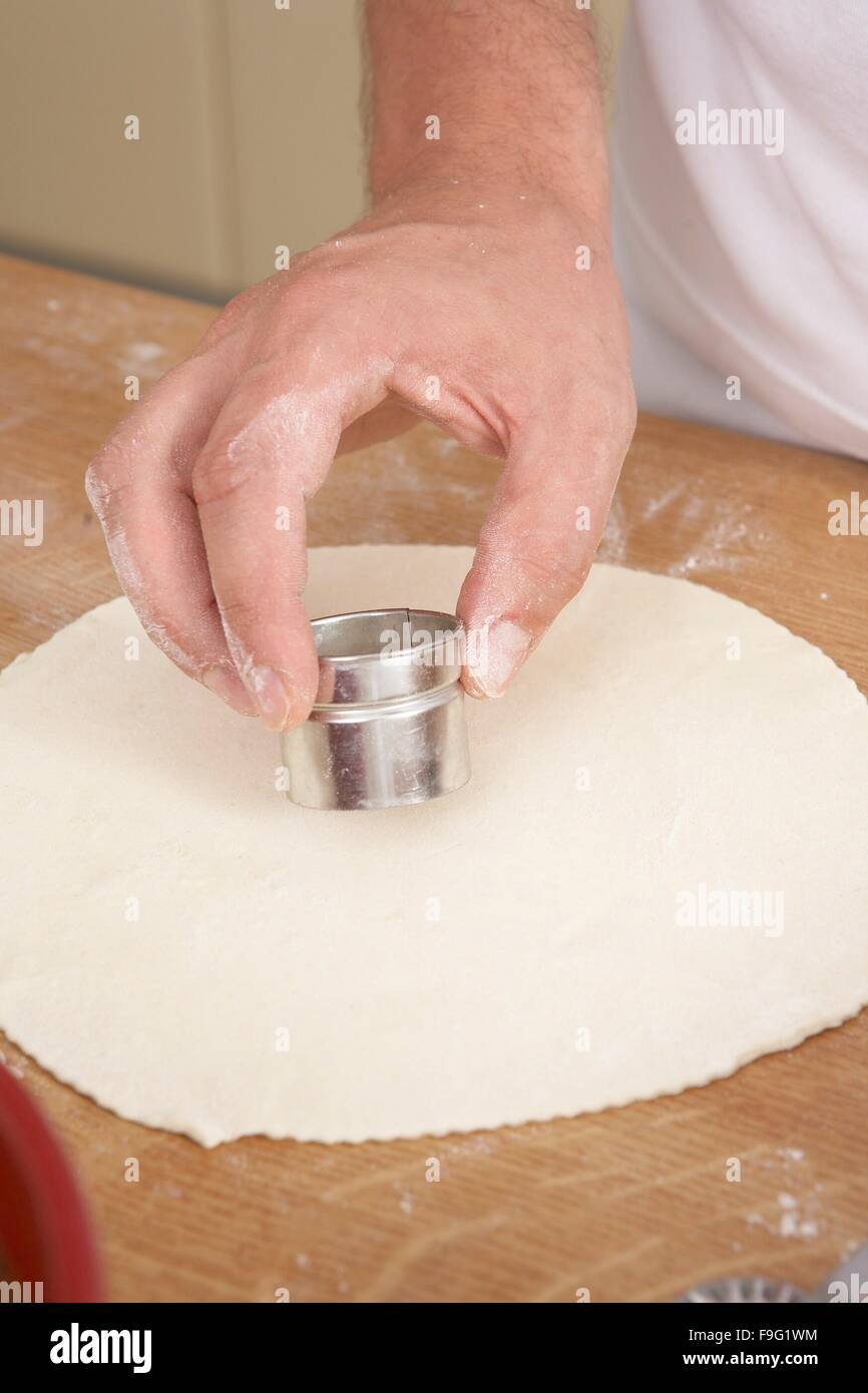 Goulash with chanterelles + steps Stock Photo Alamy