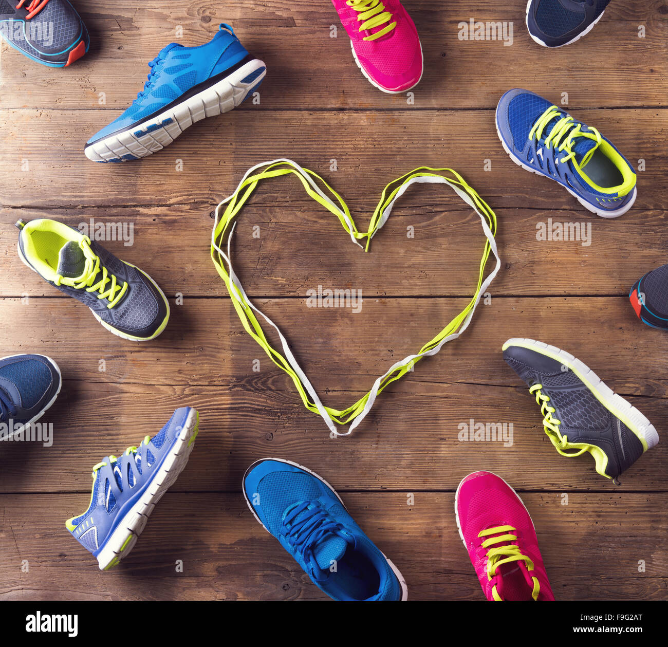 Shoes shoelaces heart shape hi-res stock photography and images - Alamy