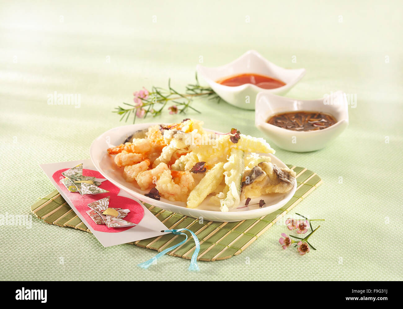 Tempura (step by step Stock Photo - Alamy