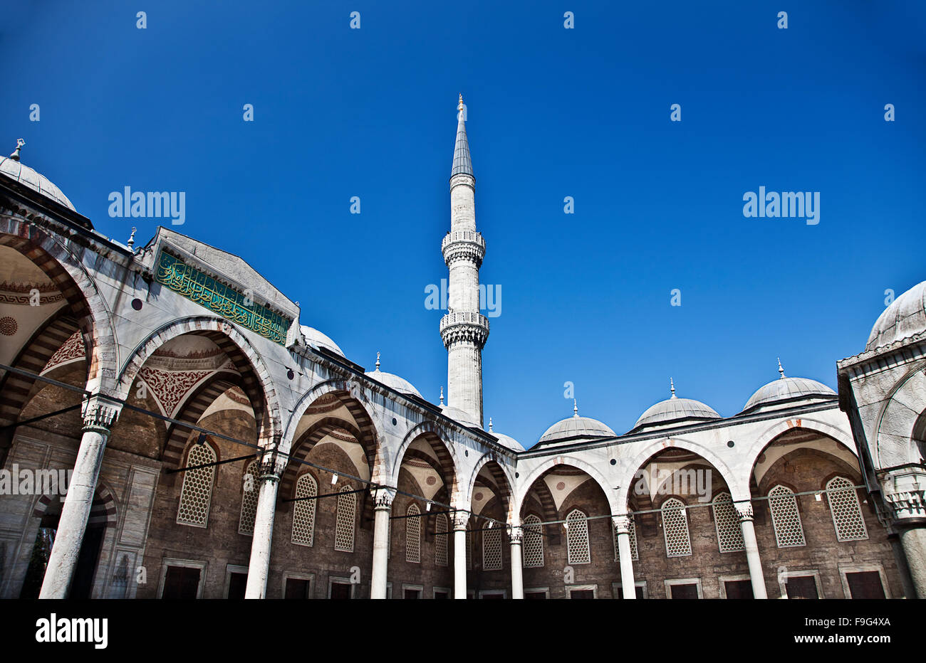 Sultanahmet Blue Mosque in Istanbul Turkey - interior Stock Photo - Alamy