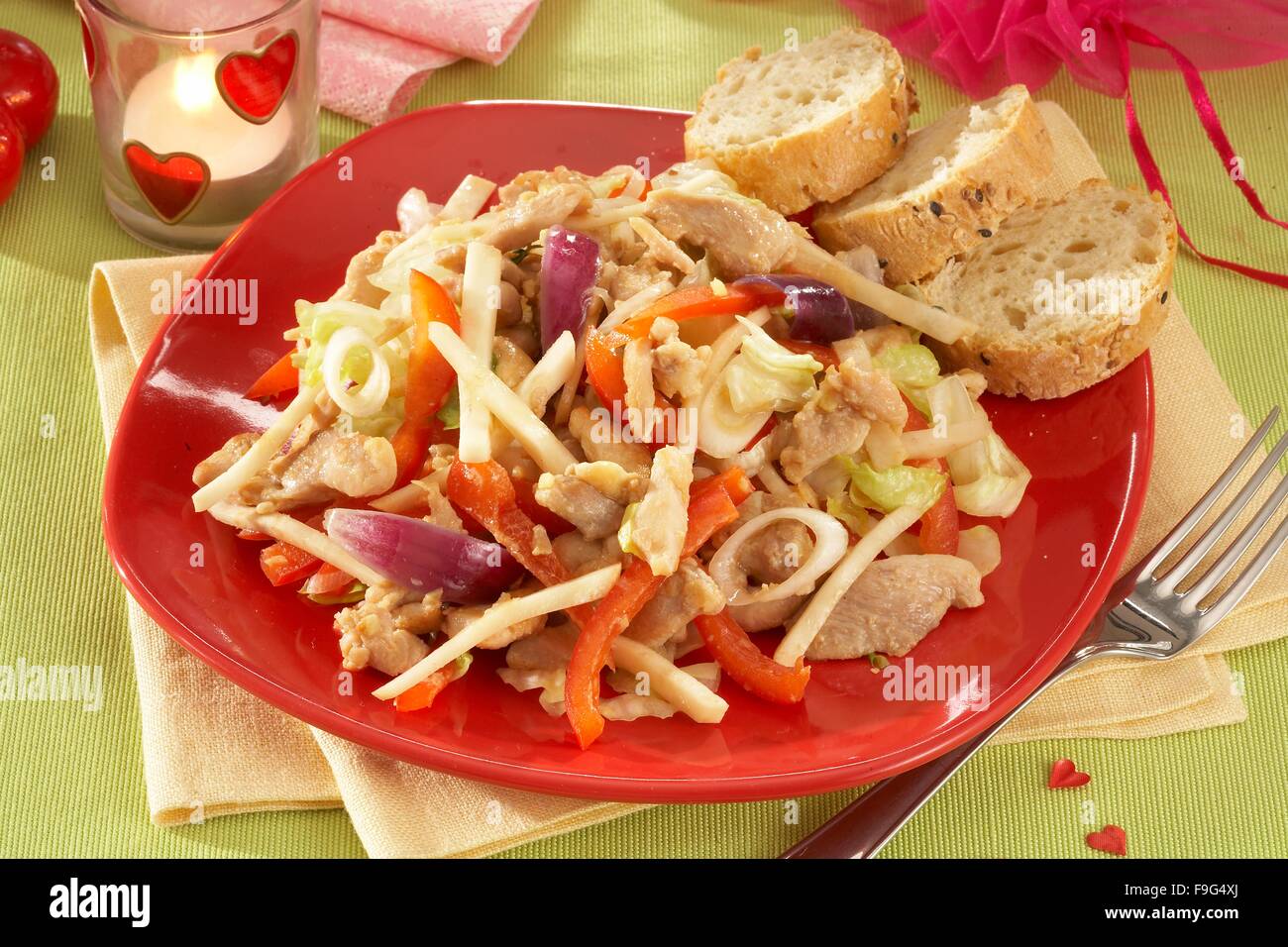 Warm celery salad Stock Photo Alamy