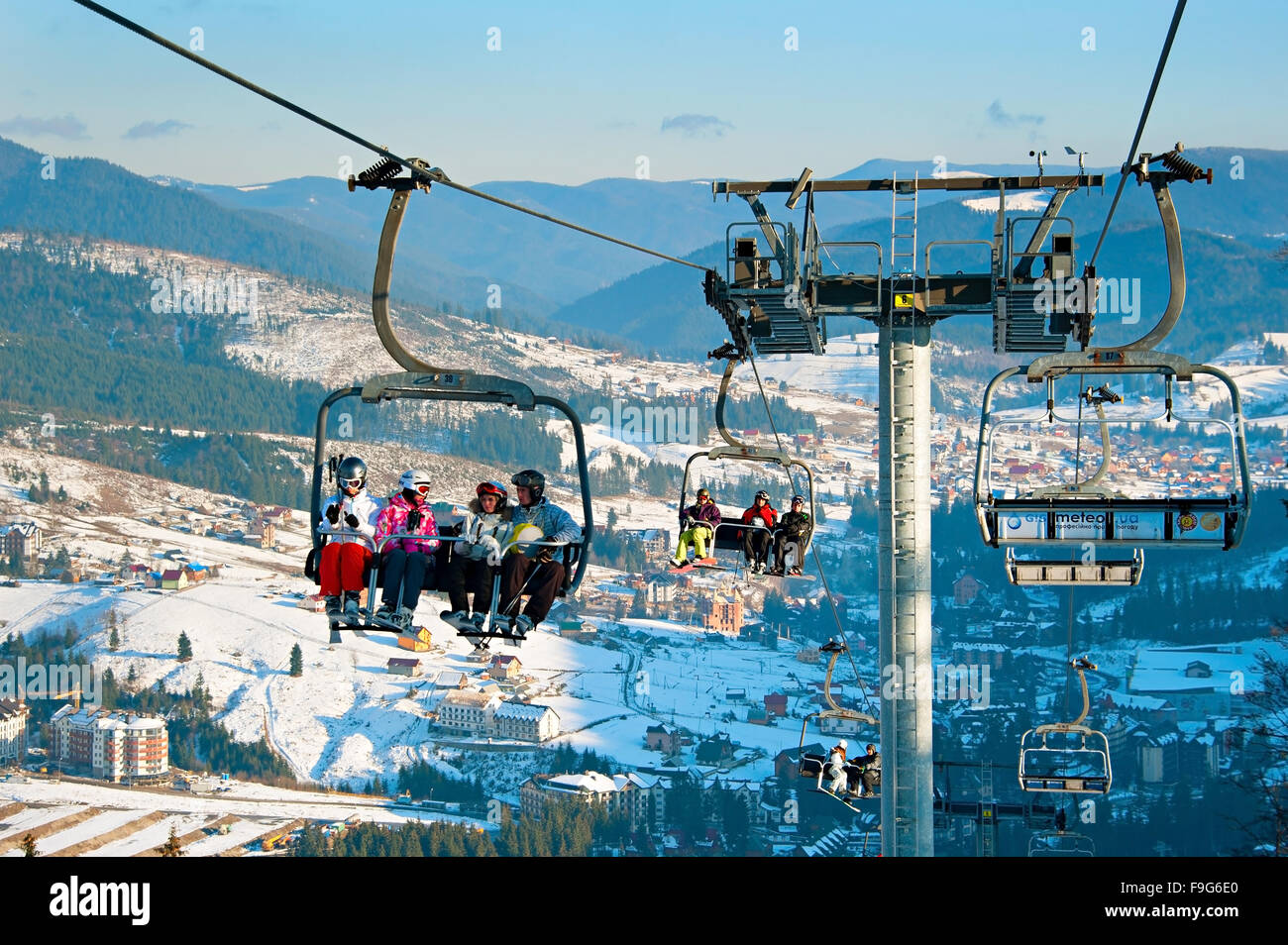 Ski lift above hi-res stock photography and images - Alamy