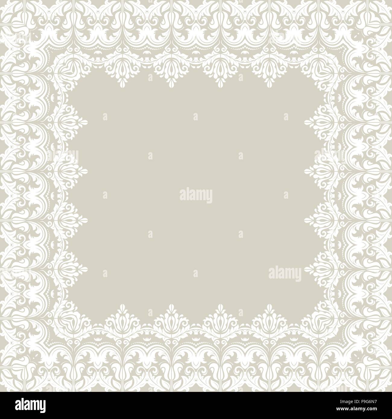 Floral Vector Fine Frame Stock Vector Image & Art - Alamy