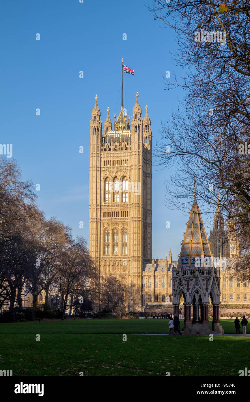 View of the Houses of Parliament Stock Photo