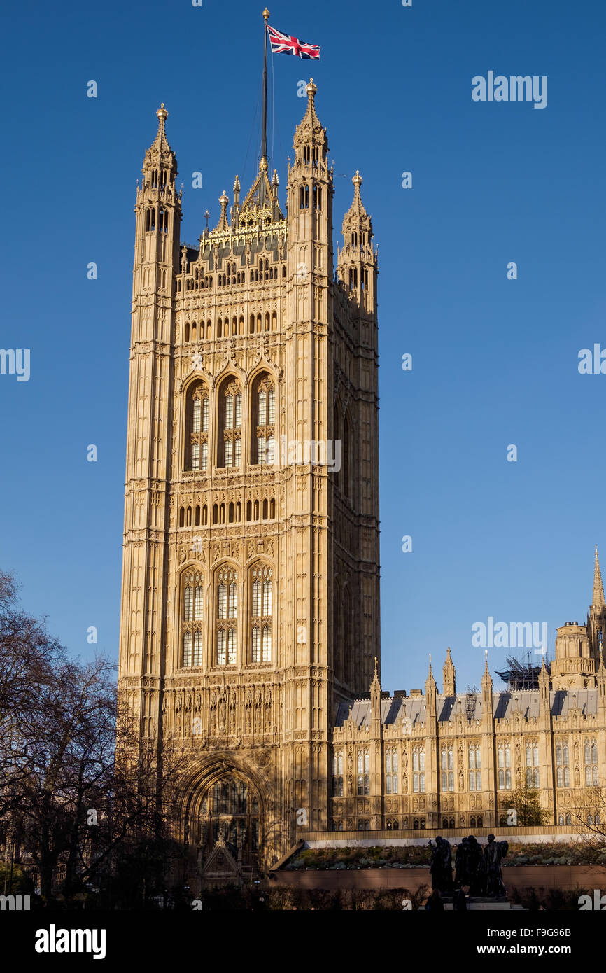 View of the Houses of Parliament Stock Photo