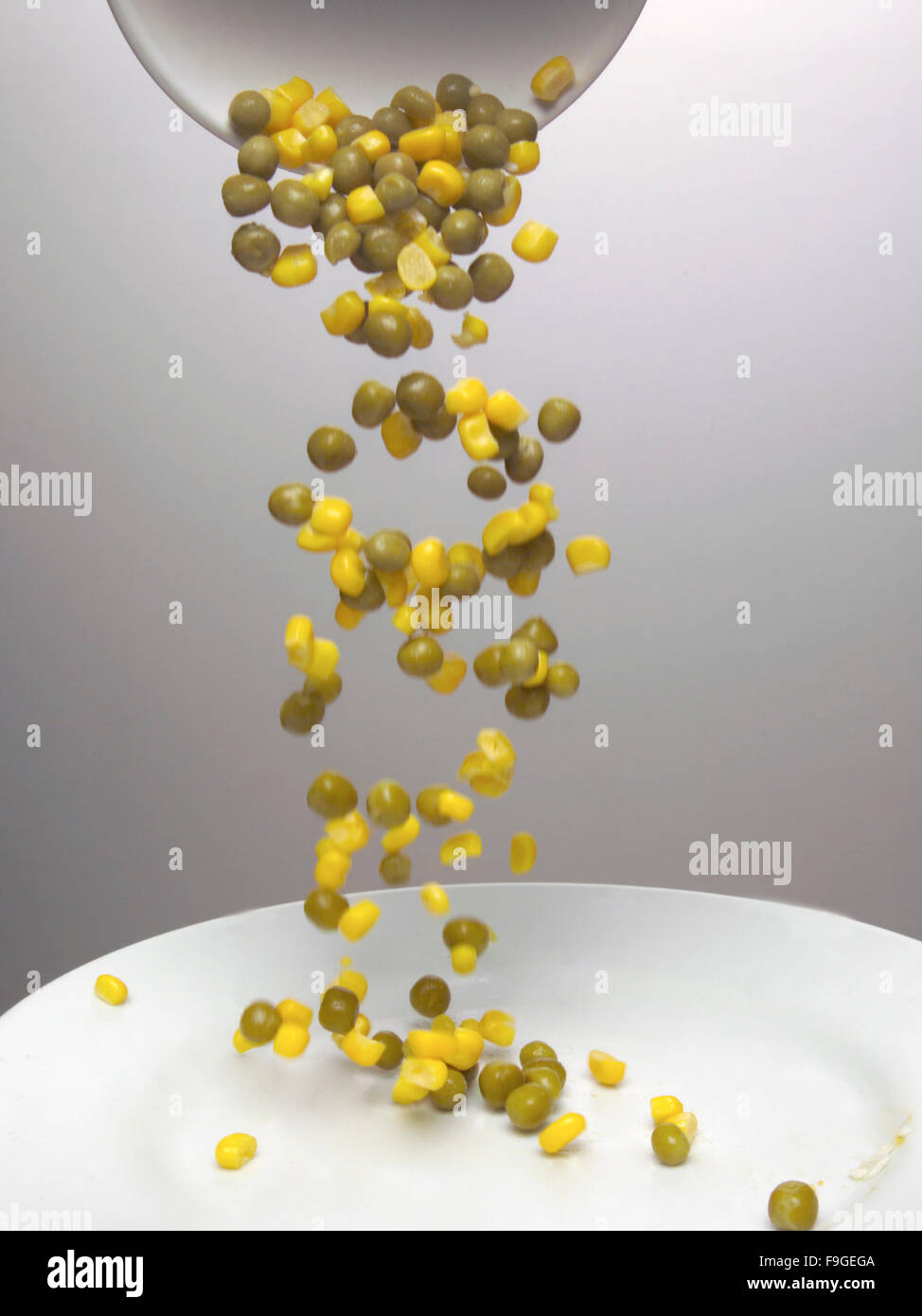 Green Peas with Corn Stock Photo Alamy