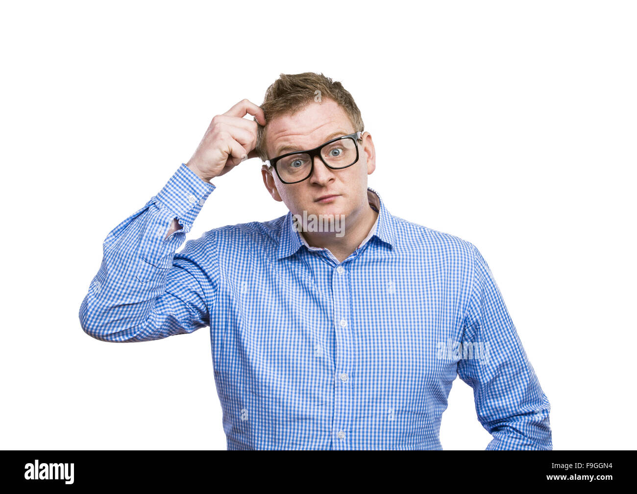 Man gestures studio hi-res stock photography and images - Alamy