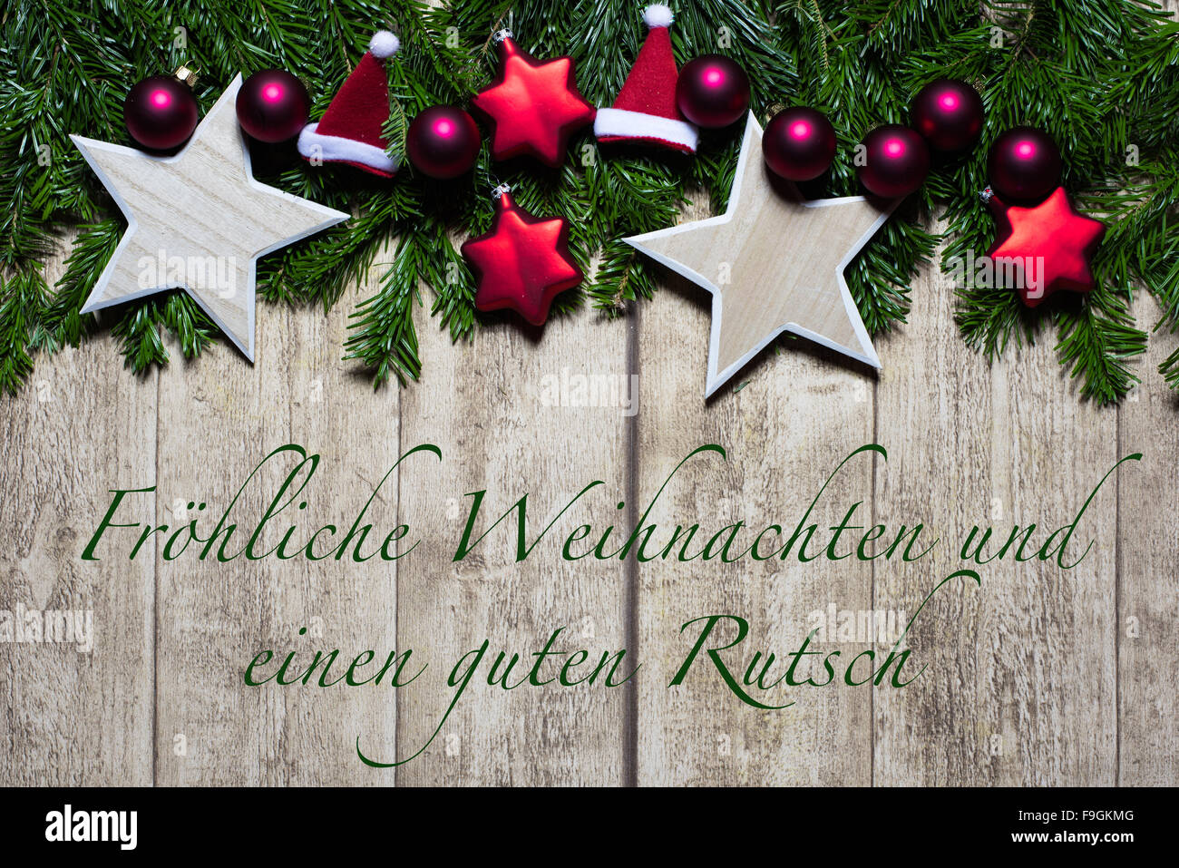 Weihnachtskarte Stock Photo