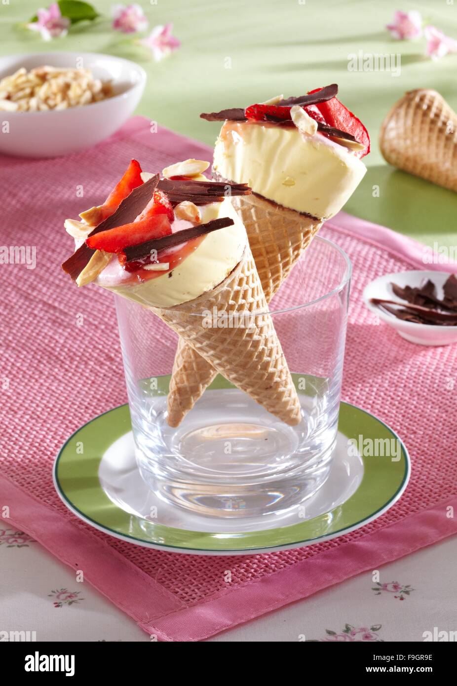 Homemade Strawberry Stock Photo Alamy